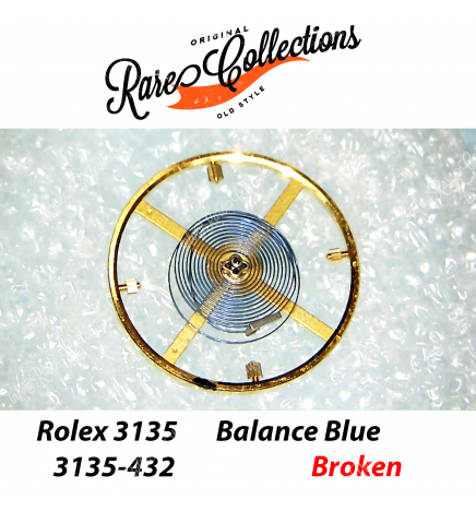 BROKEN sistemare Balance Bilanciere Completo 3135-432 Parachrom blu