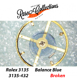 BROKEN sistemare Balance Bilanciere Completo 3135-432 Parachrom blu