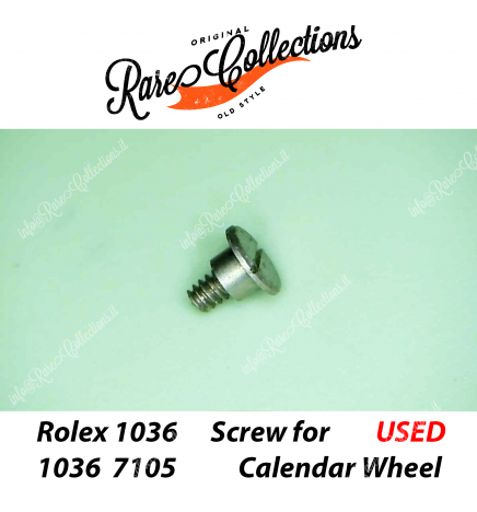 USED Usato Screw for Calendar Wheel Rolex 1036 7105 Vite per Ruota Calendario GMT