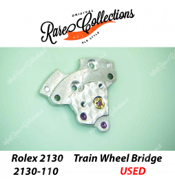 USED Usato Rolex 2130-110 Train Wheel Bridge Platina Ponte Treno Ruote Ruotismo