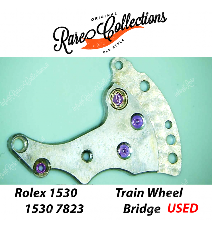 Rolex 1530 Train Wheel Bridge Ponte Ruotismo 7823 Usata 2