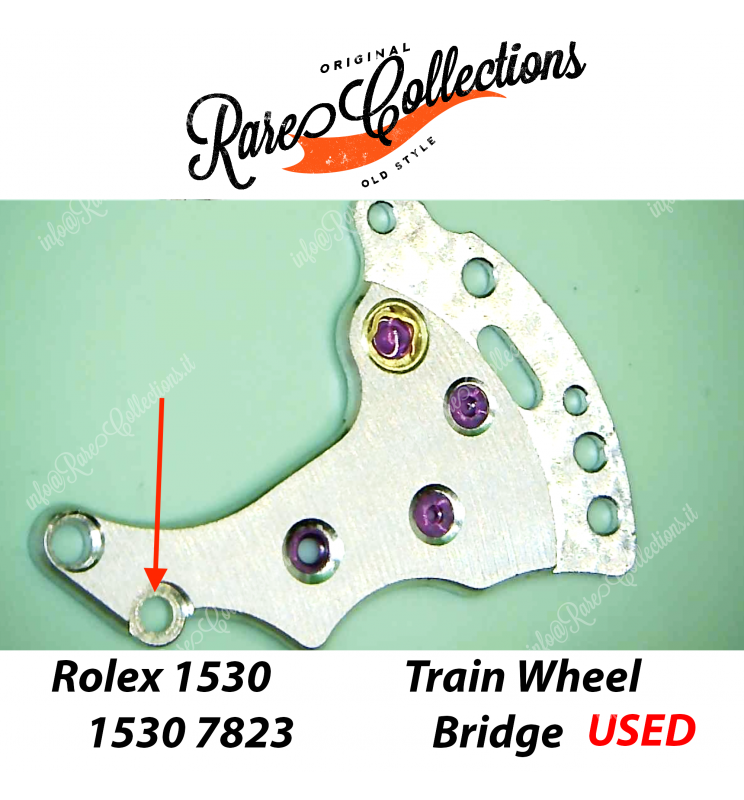 Rolex 1530 Train Wheel Bridge Ponte Ruotismo 7823 Usata 4 Rolex 1530 Train Wheel Bridge Ponte Ruotismo 7823 Usata 4