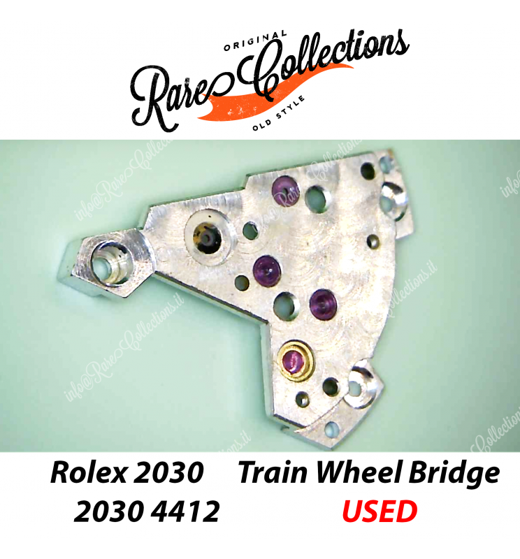 USED Usato Rolex 2030 4412 Train Wheel Bridge Platina Ponte Treno Ruote Ruotismo USED Usato Rolex 2030 4412 Train Wheel Bridge Platina Ponte Treno Ruote Ruotismo