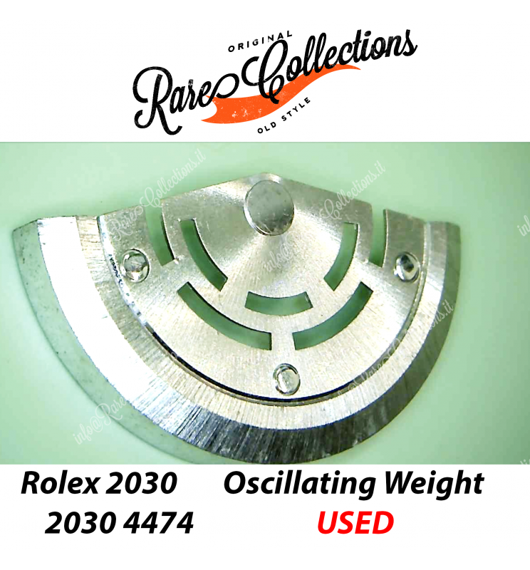 USED Usato Rolex 2030 4474 Oscillating Weight Massa Oscillante Ricambio USED Usato Rolex 2030 4474 Oscillating Weight Massa Oscillante Ricambio