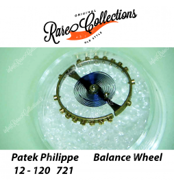 USED Usato Patek Philippe 12-120 Balance Complete 721 Bilanciere Ricambio