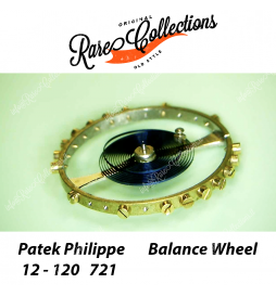 USED Usato Patek Philippe 12-120 Balance Complete 721 Bilanciere Ricambio