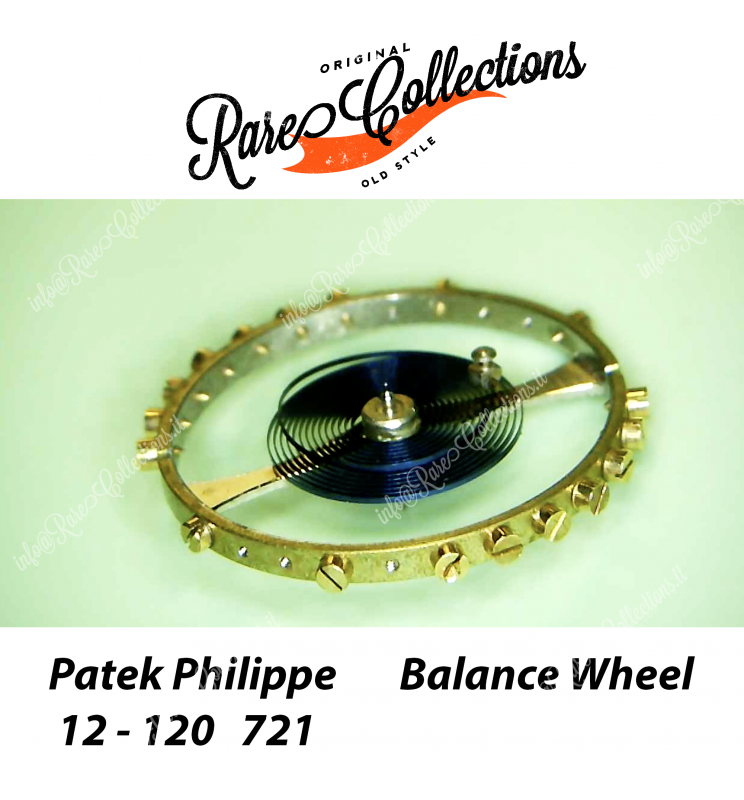 USED Usato Patek Philippe 12-120 Balance Complete 721 Bilanciere Ricambio USED Usato Patek Philippe 12-120 Balance Complete 721 Bilanciere Ricambio