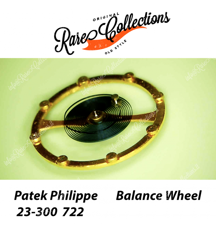 USED Usato Patek Philippe 23-300 Balance Complete 722 Bilanciere Ricambio USED Usato Patek Philippe 23-300 Balance Complete 722 Bilanciere Ricambio