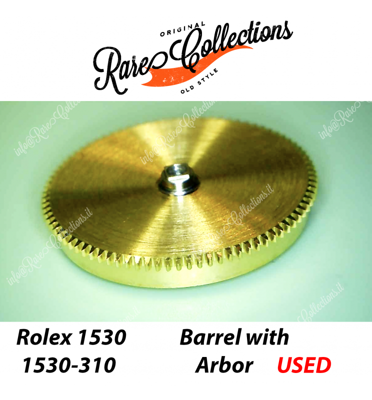 USED Usato Rolex Gold 1570 1575 1530 310 Barrel With Arbor and Mainspring Bariletto