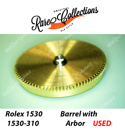USED Usato Rolex Gold 1570 1575 1530 310 Barrel With Arbor and Mainspring Bariletto