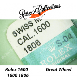 NEW Nuovo Blister Rolex 1600 1800 Great Wheel Grande Ruota