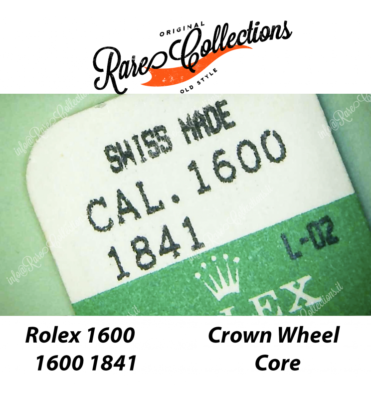 NEW Nuovo Blister Nocciolo ruota Corona 1600 1841 Crown Wheel Core NEW Nuovo Blister Nocciolo ruota Corona 1600 1841 Crown Wheel Core