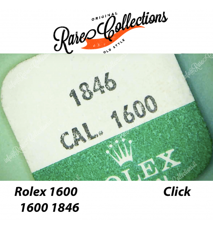 NEW Nuovo Blister Rolex 1600 1846 Click Cricco