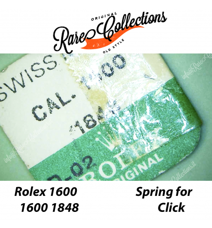 NEW Nuovo Blister Rolex 1600 1848 Spring for Click X1 molla per click