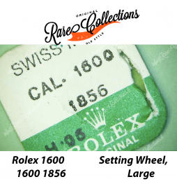 NEW Nuovo Blister Rolex 1600 1856 Setting Wheel Large, Ruota regolazione