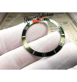 USED ORIGINAL BEZEL Insert Rolex 16610LV Submariner Lunetta Verde KERMIT