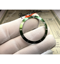 USED ORIGINAL BEZEL Insert Rolex 16610LV Submariner Lunetta Verde KERMIT