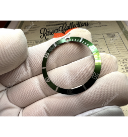 USED ORIGINAL BEZEL Insert Rolex 16610LV Submariner Lunetta Verde KERMIT