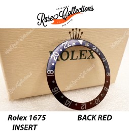 USED Usato Rolex Insert Inserto Rolex 1675 GMT-Master Rare Rosso Blu retro ROSSO