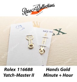 NEW Nuovo Rolex Hands Yatch Master II 116688 Lancette Gold Oro