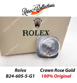 NEW Nuovo Crown Rolex B24-605-5-G1 Rose Gold Datejust Corona Blister