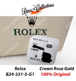 NEW Nuovo Crown Rolex B24-531-5-G1 Rose Gold Datejust Corona Blister