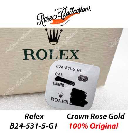 NEW Nuovo Crown Rolex B24-531-5-G1 Rose Gold Datejust Corona Blister