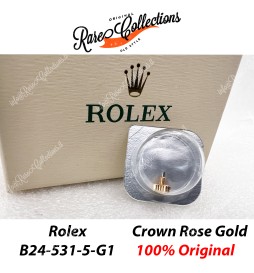 NEW Nuovo Crown Rolex B24-531-5-G1 Rose Gold Datejust Corona Blister