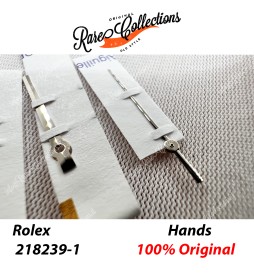 NEW Nuovo Rolex Hands 218239-1 DayDate Lancette White Oro Bianco