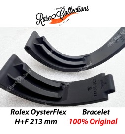 NEW Nuovo OysterFlex Bracciale Rolex Finali Bracelet H + F Misure Wrist 213mm