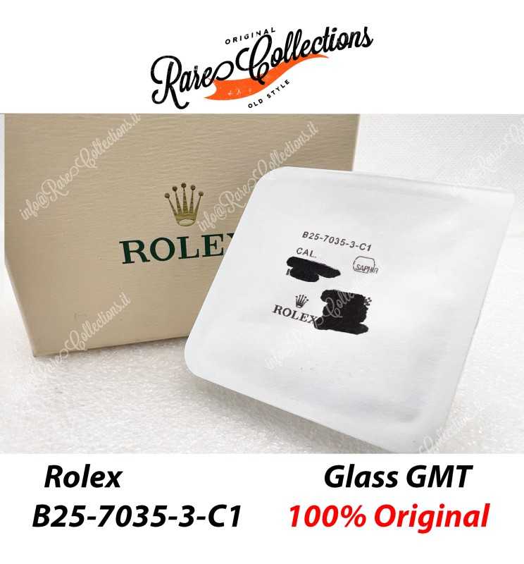 NEW Nuovo Blister Vetro Zaffiro Rolex B25-7035-3-C1 Glass GMT Master NEW Nuovo Blister Vetro Zaffiro Rolex B25-7035-3-C1 Glass GMT Master