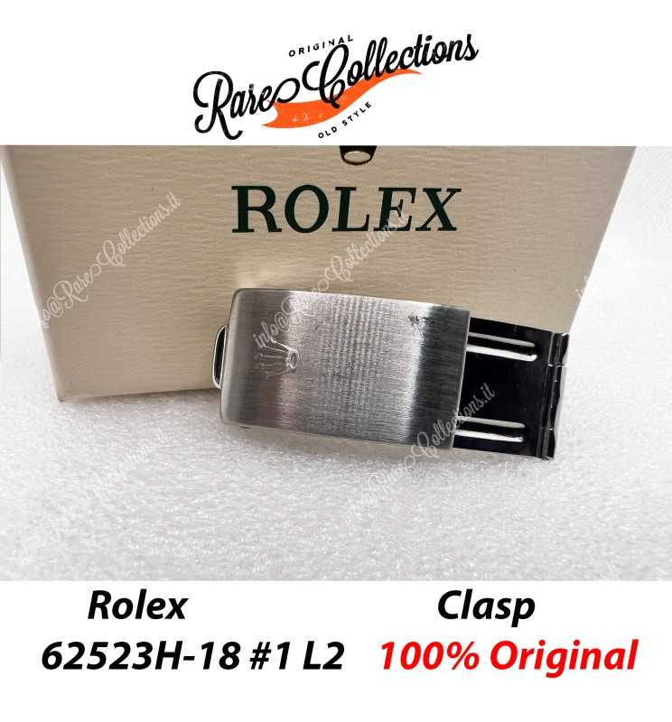 USED Usato Clasp Rolex 62523 H18 L2 20mm Bracelet Fibbia USED Usato Clasp Rolex 62523 H18 L2 20mm Bracelet Fibbia