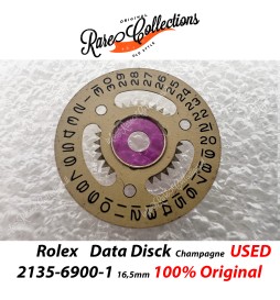 USED Usato Rolex Disco data Disk 2135-6900-1 Champagne