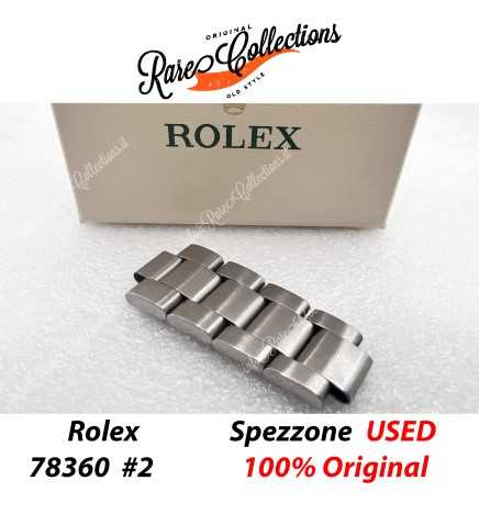 Used Usato Bracciale Bracelet Rolex 78360 .2