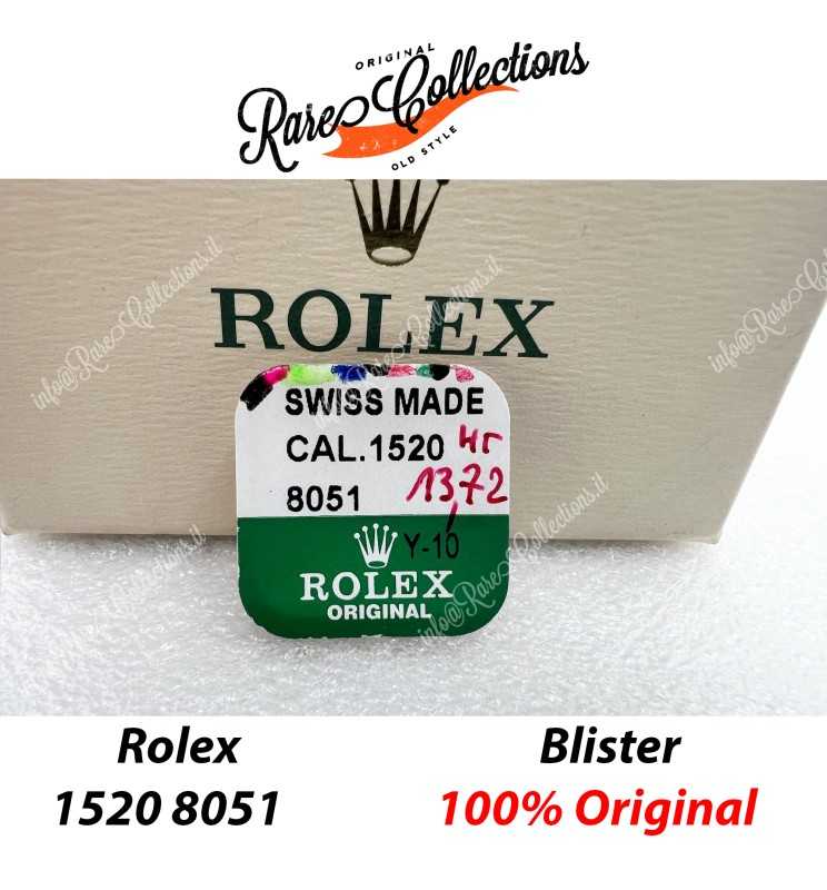 NEW Nuovo Rolex 1520 8051 Escape Wheel Ruota di Scappamento in Blister