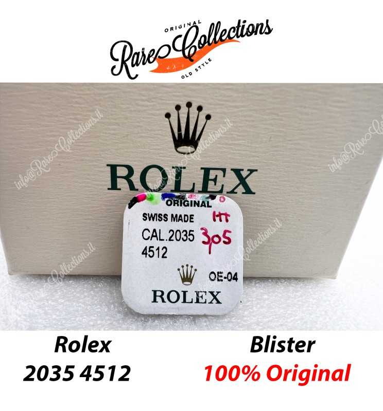 NEW Nuovo Cannon Pinion Pignone Calzante Rolex 2035 4512 in Blister NEW Nuovo Cannon Pinion Pignone Calzante Rolex 2035 4512 in Blister