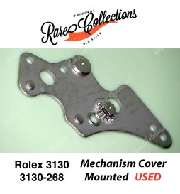 USED Usato Rolex 3130-268 Mechanism cover Mounted Coperchio meccanismo montato