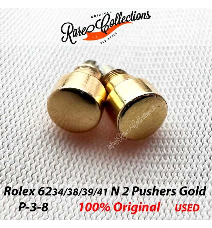Rolex 6238 6239 6236 6262 DAYTONA 24-P3-8 Pulsanti GOLD Pushers Buttons Originali