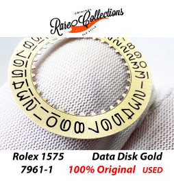 USED Usato Rolex Disco data Disk 1575 7961-1 Gold 1675 GMT