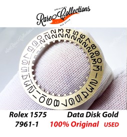 USED Usato Rolex Disco data Disk 1575 7961-1 Gold 1675 GMT