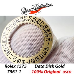 USED Usato Rolex Disco data Disk 1575 7961-1 Gold 1675 GMT