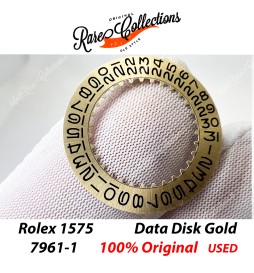 USED Usato Rolex Disco data Disk 1575 7961-1 Gold 1675 GMT