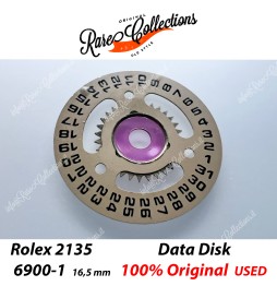 USED Usato Rolex Disco data Disk 2135-6900-1 Champagne .47