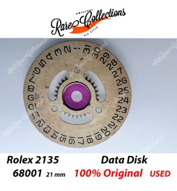 USED Usato Rolex Disco data Disk 2135-6800-1 Champagne .44