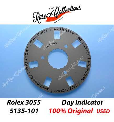 USED Usato Day Indicator Rolex 3055 5135-101 Indicatore Giorni .45