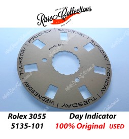 USED Usato Day Indicator Rolex 3055 5135-101 Indicatore Giorni .45