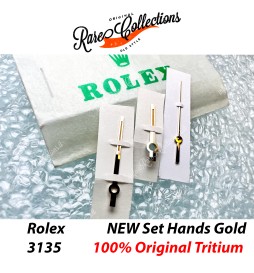 NEW Hands Set Rolex 3135 18238 16238 Tritium Oro Gold DateJust .104