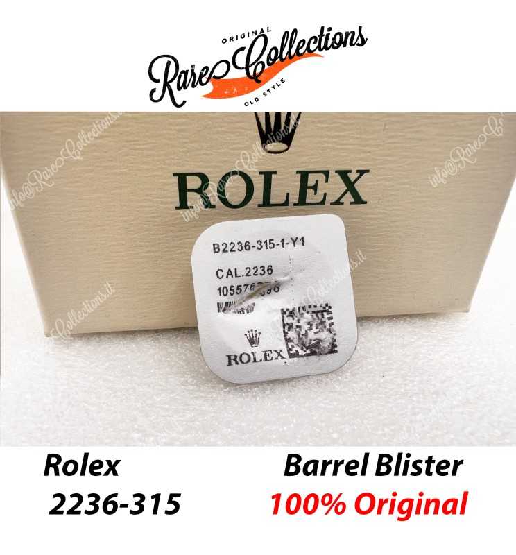 NEW Nuovo Blister Rolex 2236-315 Barrel With Arbor and Mainspring Bariletto NEW Nuovo Blister Rolex 2236-315 Barrel With Arbor and Mainspring Bariletto