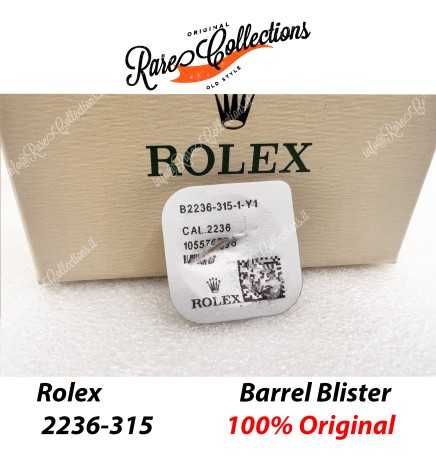 NEW Nuovo Blister Rolex 2236-315 Barrel With Arbor and Mainspring Bariletto