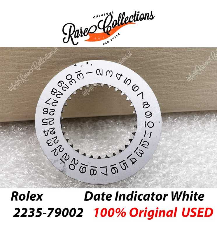 USED Usato Rolex Disco data Disk 2235-79002 Bianco White USED Usato Rolex Disco data Disk 2235-79002 Bianco White